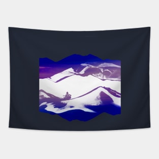 Purple Song of isolation Tapestry