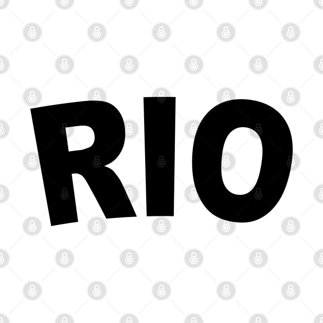 RIO Bold Black by IdenticalExposure