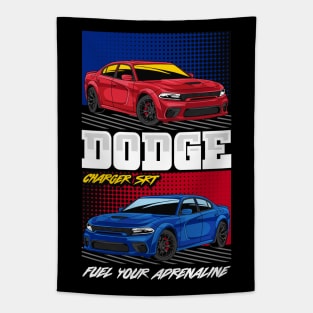 V8 Charger SRT Car Tapestry