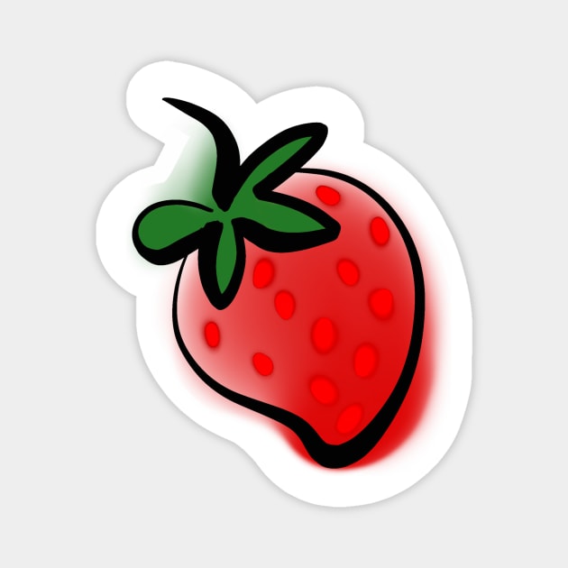 Strawberry Magnet by ClotoAcherontia