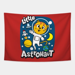 Tiger Little Astronaut Tapestry