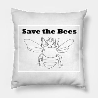 Save the Bees! Pillow