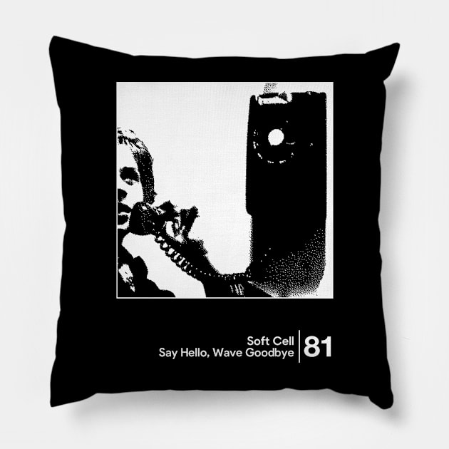 Soft Cell / Minimalist Graphic Artwork Design T-Shirt Pillow by saudade