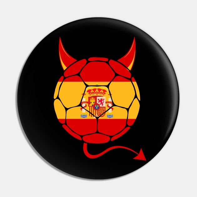 Spain Halloween Pin by footballomatic