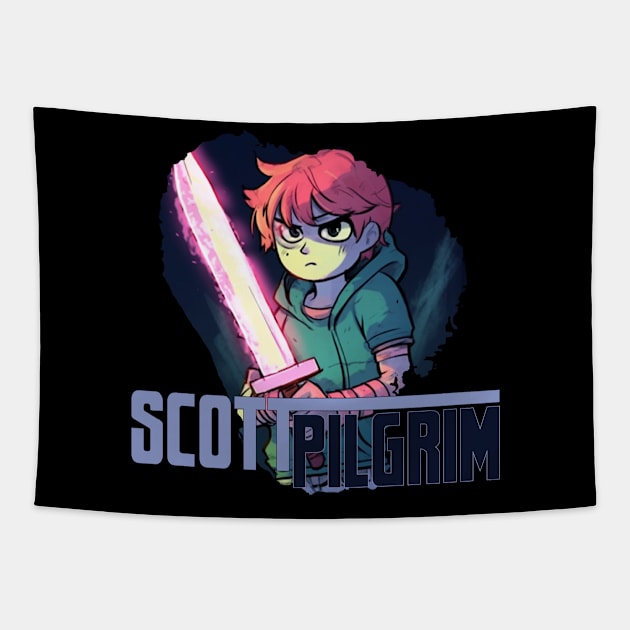 Scott Pilgrim Takes Off Tapestry by Pixy Official