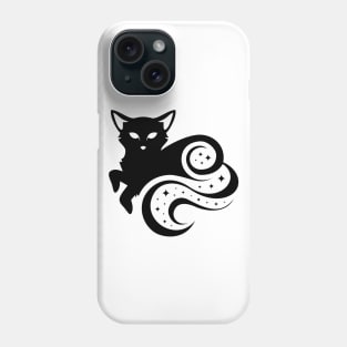 Black Fox Spirit Animal Phone Case