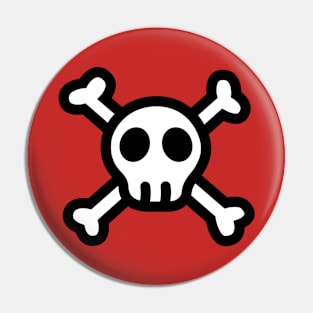 Simple Skull & Crossbones Pin