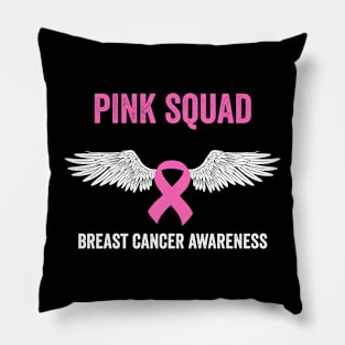 Pink squad - breast cancer awareness Pillow