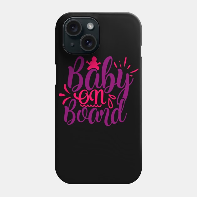 Baby on board Phone Case by Coolstylz