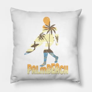 Surfing Holiday Pillow