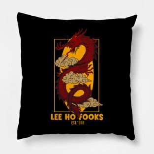 lee-ho-fooks-dragon Pillow