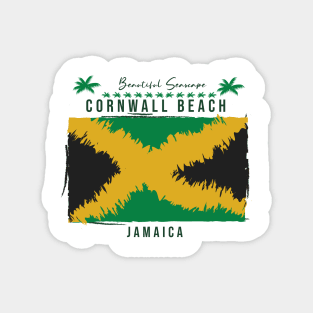 Cornwall Beach - Serene Coastal Escape Magnet