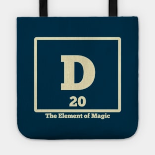 D20 The Element of Magic Tote