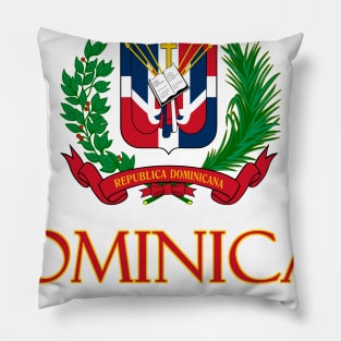 Dominican Republic - Coat of Arms Design Pillow