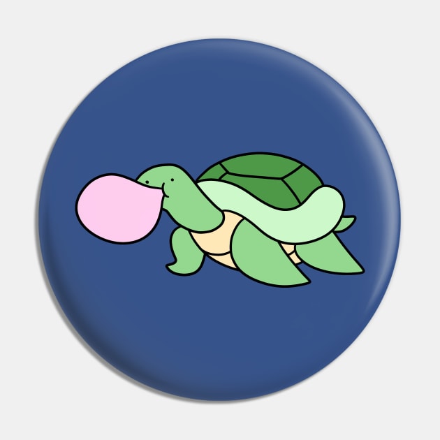 Bubblegum Turtle Pin by saradaboru