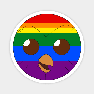 Owl Rainbow Magnet