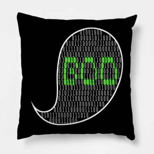 Scary Binary Code Pillow