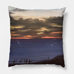 Ocean Sunset Pillow