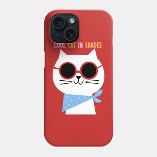 Cool Cat in Shades Phone Case