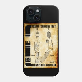 Federation Technological Survey Disruptor Weapon Phone Case