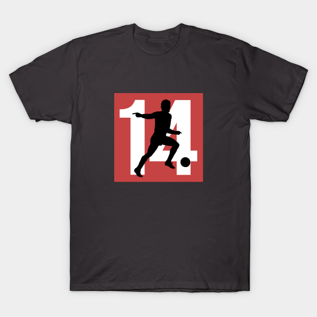 Cruyff, legendary Soccer Player with number 14 - Cruyff 14 T-Shirt | TeePublic