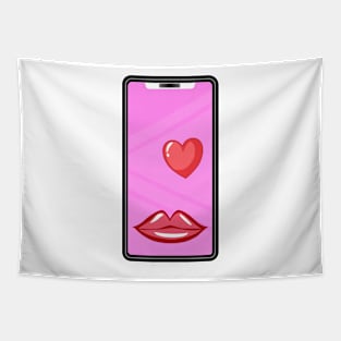 Kiss me through the phone Tapestry