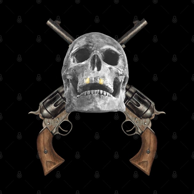 Skull n Pistols by idrockthat