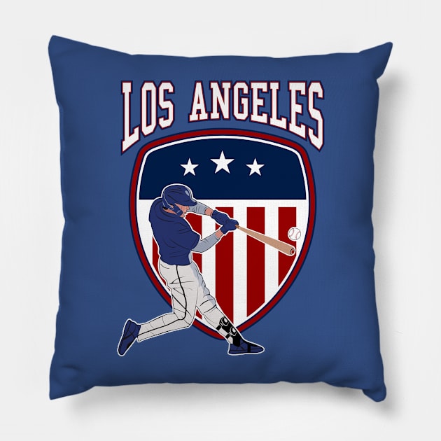 LOS ANGELES BASEBALL | CASUAL | 2 SIDED Pillow by VISUALUV