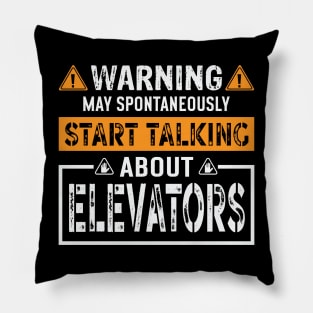 Elevator Mechanic Pillow