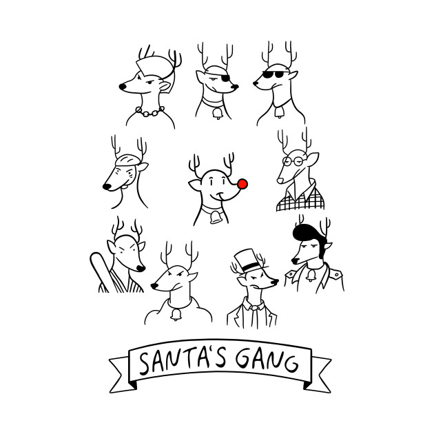 Discover Santa's Gang - Santas Gang - T-Shirt