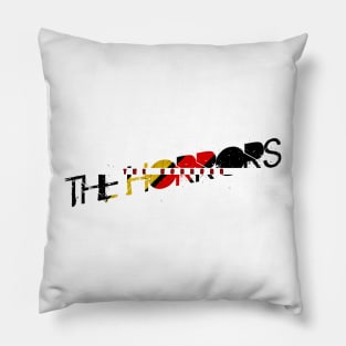 vintage typo The Horrors Pillow