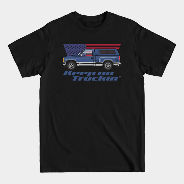 Disover Keep On Truckin'-Catalina Blue - Obs Stepside - T-Shirt