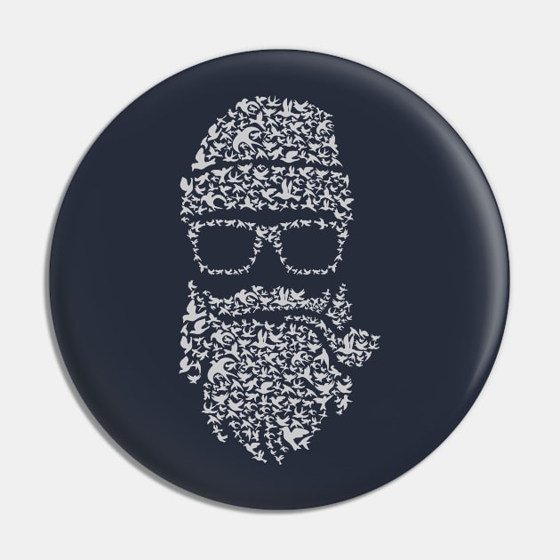 Birdbeard Pin by hbwdesigns