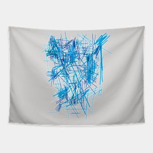 Abstract Color Background BLUE Tapestry