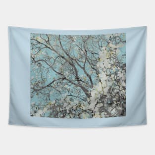 Underneath the Apricot Blossoms Tapestry