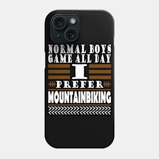 Mountain biking boys sport downhill gift men Phone Case