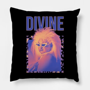 divine drag vintage Pillow