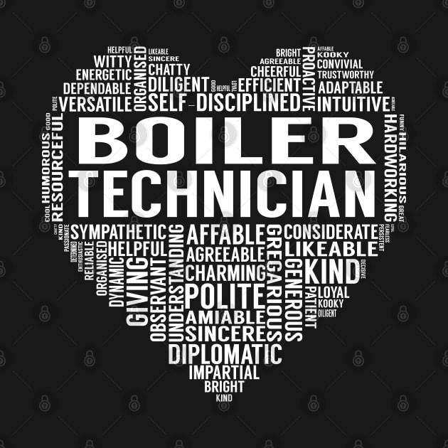 Boiler Technician Heart by LotusTee