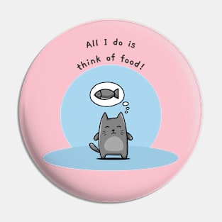 Hungry Cat Pin