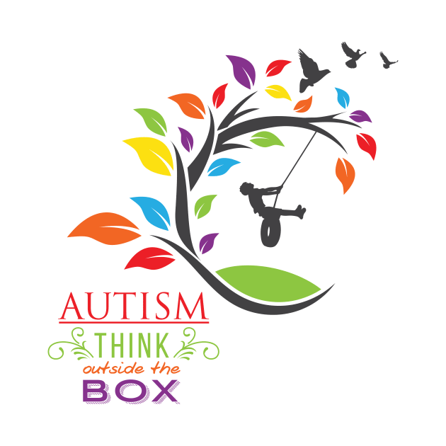 'Think Outside The Box' Awesome Autism Gift by ourwackyhome