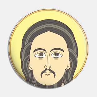 Jesus Icon Pin