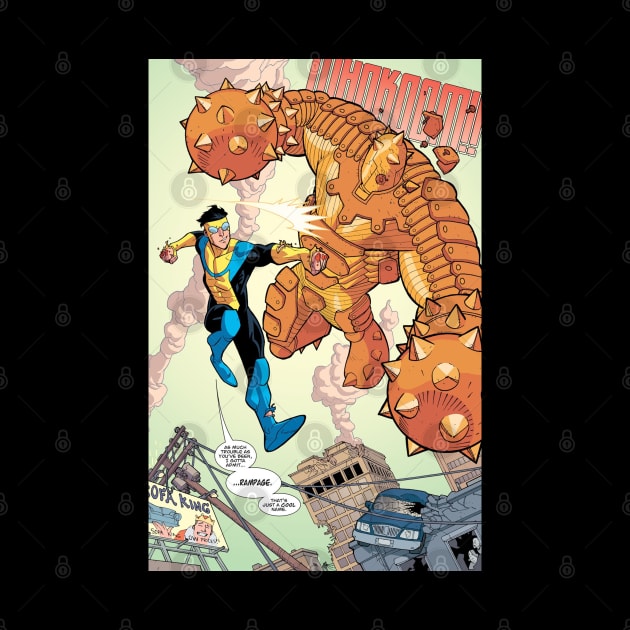 invincible comic poster by super villain