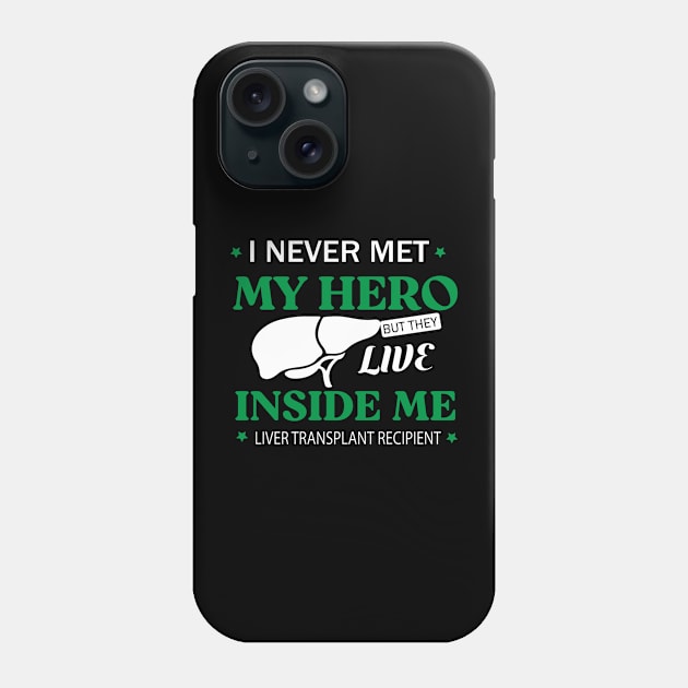 Liver Transplant Phone Case by SWArtistZone