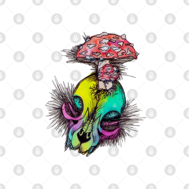 Mushroom Head by Art of V. Cook