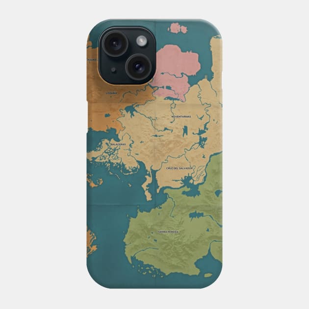 Yara Map Far Cry 6 Phone Case by Pliax Lab