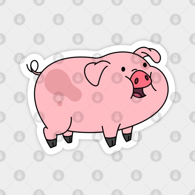 Waddles Magnet by Hounds_of_Tindalos