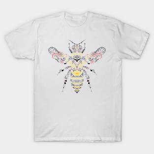 Custom Bee Beekeeper Cute Beekeeper Gifts For Women Crowned Queen Bee 98  Hive Classic T-shirt By Circularflap - Artistshot