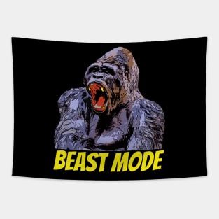 Screaming Gorilla Tapestry