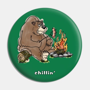 Chill Bear Pin