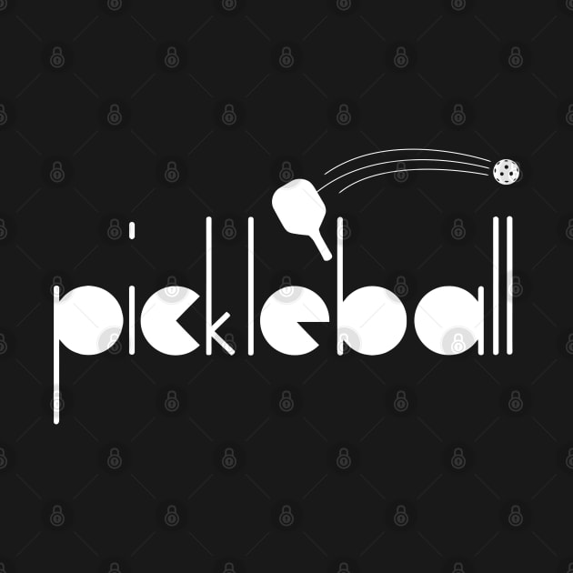 Pickleball Geometric Font by darklordpug